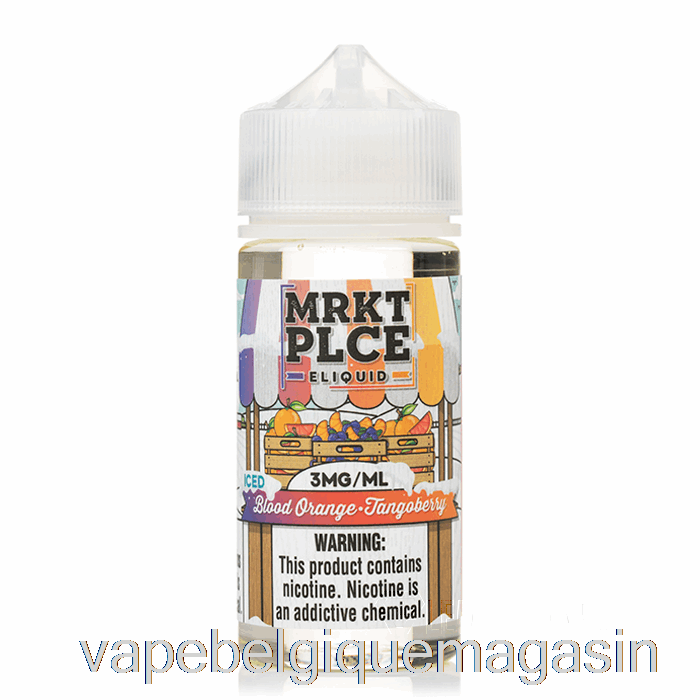 Vape Belgique Orange Sanguine Glacée Tangoberry - Mrkt Plce - 100ml 0mg